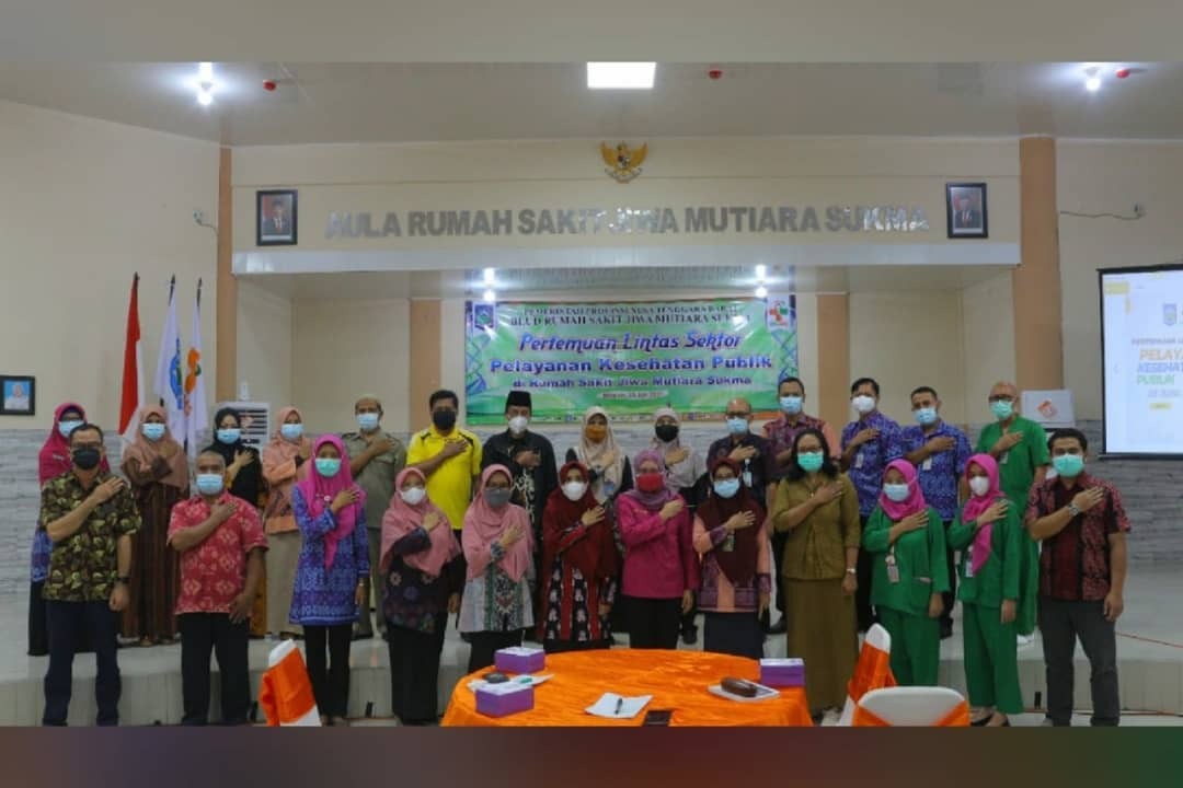 KONSISTEN TINGKATKAN PELAYANAN KESEHATAN JIWA, RSJ MUTIARA SUKMA GELAR PERTEMUAN LINTAS SEKTOR PELAYANAN KESEHATAN PUBLIK